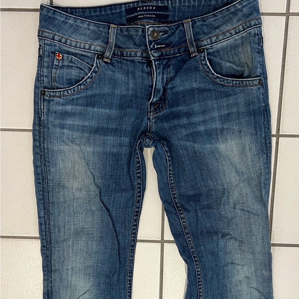 Women's Blue Jeans by HUDSON - gently worn